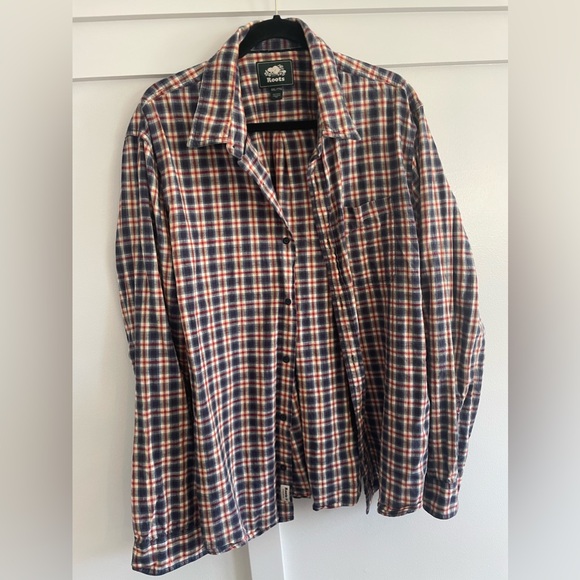 Men’s Roots Button-up Shirt XXL - Picture 2 of 2
